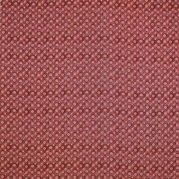 Shields Linen Fabric Vino Dark Red