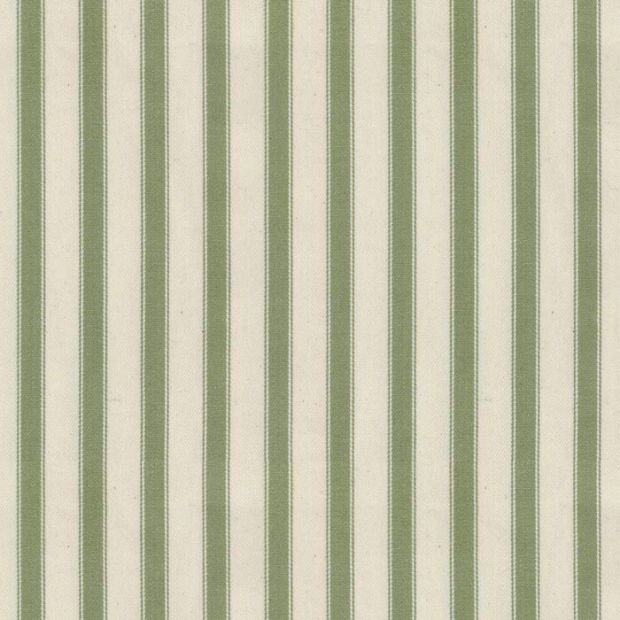 Ticking Stripe 02 in Sage