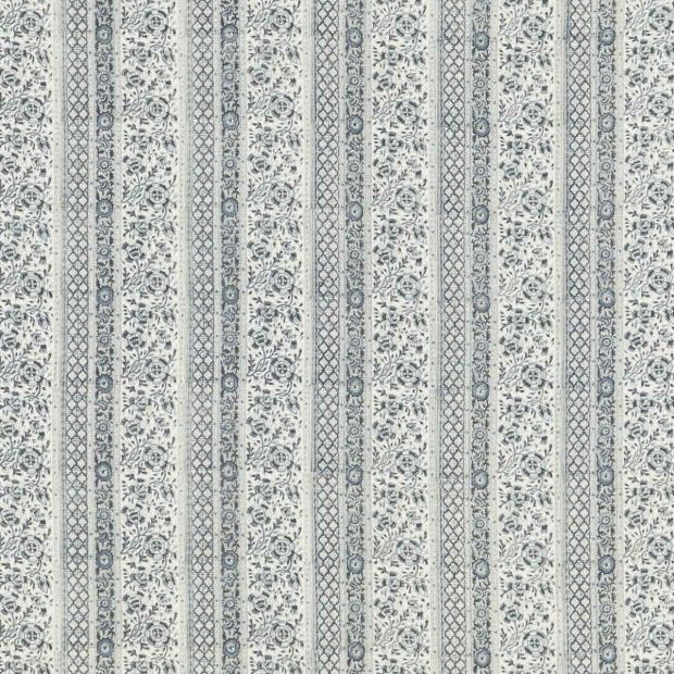 Tillington Linen Fabric Blue Striped