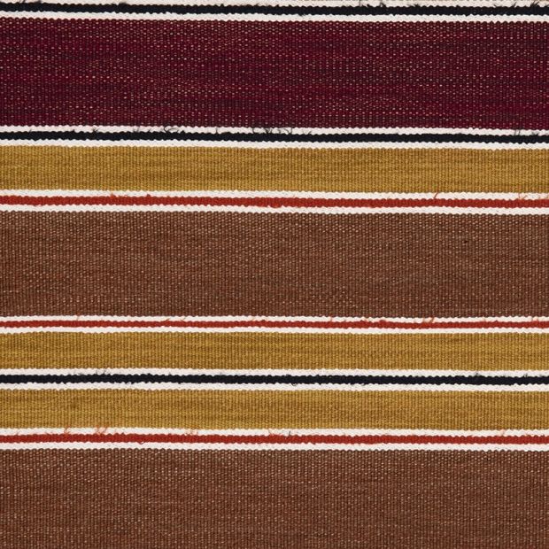 Todo Fabric Terracotta Woven Striped