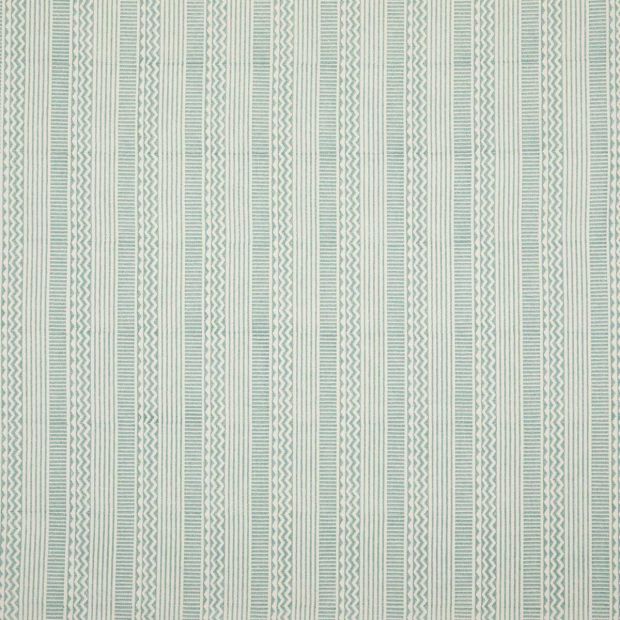 Tolosa Cotton Fabric Aqua Blue Striped