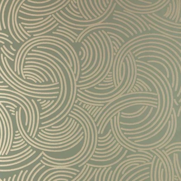 Tourbillon Wallpaper Treron Bespoke Gilver