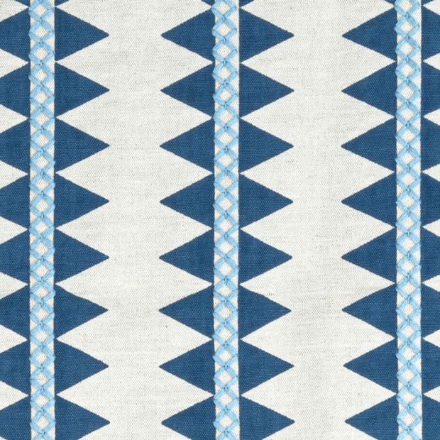 Reno Stripe Embroidered Fabric