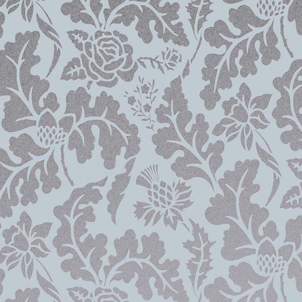 British Isles Damask Wallpaper