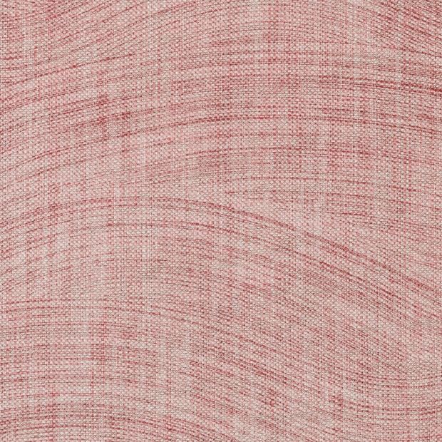 Wave Linen Fabric Red Purple Pink