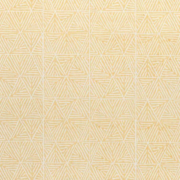 Yellow Triangle Fabric