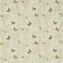Wisteria & Butterfly Linen Fabric