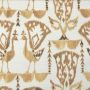 Pikat printed fabric in gold
