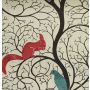 Squirrel & Dove Embroidery Fabric