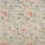 Almora Embroidered Fabric Red Yellow Floral