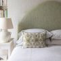 Angelica Fabric Leaf Green Bespoke Cushion
