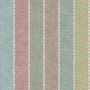 Asha Stripe Fabric multcoloured pastel Lewis and Wood