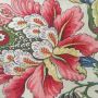 Red Pink Green Floral Fabric