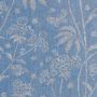 Astrea Blue Floral Linen Fabric