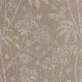 Astrea Brown Floral Linen Fabric