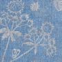 Astrea Linen Fabric Blue Floral