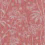 Astrea Red Floral Linen Fabric