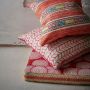 Azteque Hot Pink Linen Upholstery Fabric