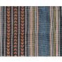 Berber Stripe Fabric in Denim