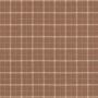 Bowmont Wool Fabric Russet Red White
