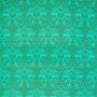 Turquoise Cotton Blend Fabric