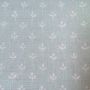 Coco Linen Fabric Duck Egg Blue Small Floral