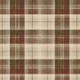 Countryside Plaid Wallpaper Leather Brown Green Yellow
