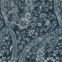 Dark Blue Paisley Fabric