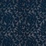 Donwell Velvet Fabric Dark Blue