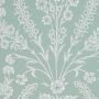 Duck Egg Blue Floral Wallpaper Ashdown 