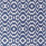 Echo Raffia Wallpaper Cobalt Blue Geometric
