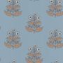 Floret Wallpaper Blue