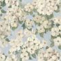 Flower Cloud Wallpaper Blue