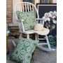 Green Patterned Cushions