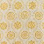 Hornfleur Linen Fabric Yellow Trellis Printed