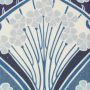 Ianthe Bloom Linen Fabric Lapis