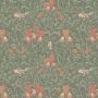 Iris Fabric Green Orange