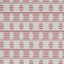 Jacko Red Geometric Print Linen Fabric