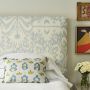 Kamara Fabric headboard sky