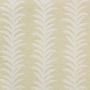 Curtain Fabric with Leaf Stripe, Cream White