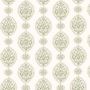 Green and Yellow Floral Embroidered Fabric