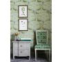 Lime Green and Grey Wallpaper