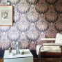 Copper and Black Wallpaper for Walls
