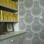 Silver Patterned Wallpaper for Walls