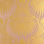 Lotus Wallpaper Sulking Room Pink Bespoke Gold