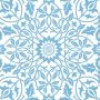 St James Ceiling Wallpaper China Blue