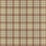 Nevis Wool Fabric Antique Brown Plaid