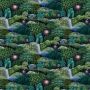 Nightfall Wallpaper Pitch Dark Green Forest