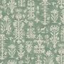 Papyrus Green Floral Print Wallpaper