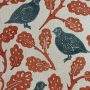 Penny Partridge Fabric Teal Jaffa